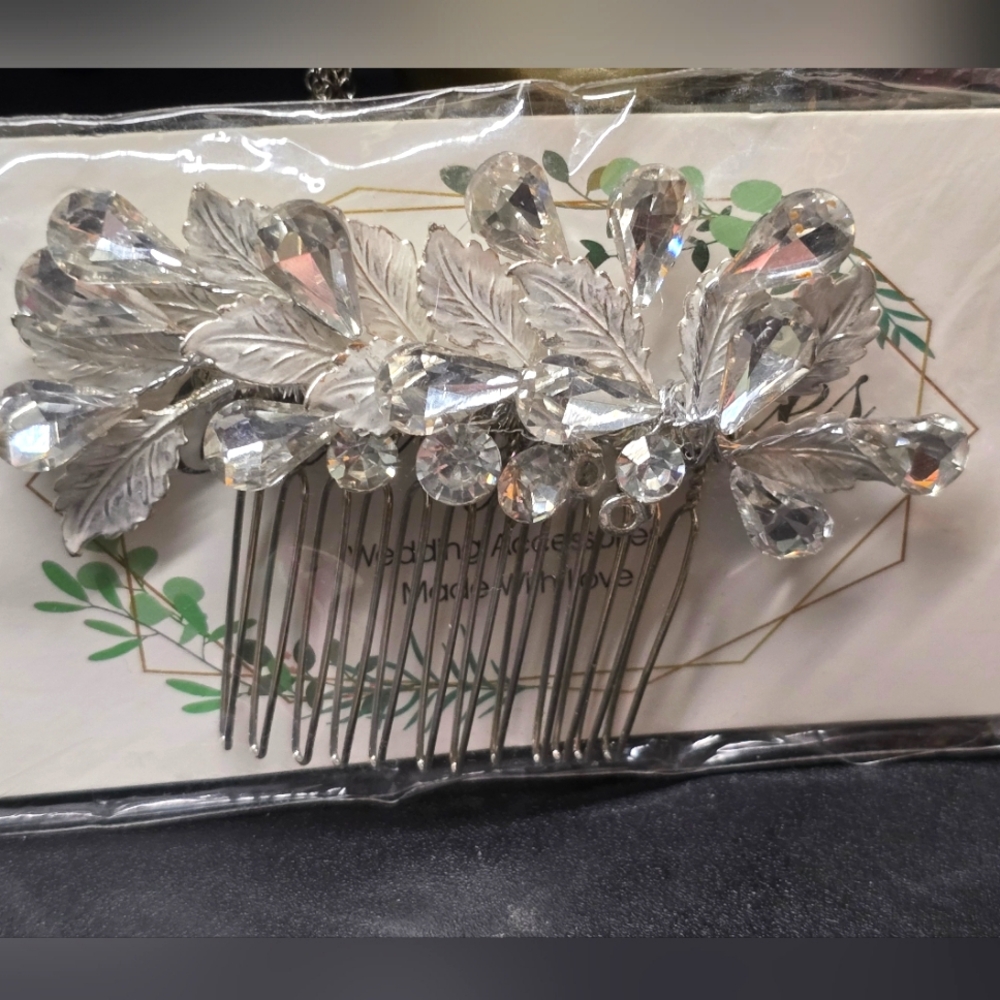 Wedding Bridal Bride Crystal Rhinestone Hair Accessory Comb